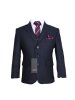 Designer Sebastian Le Blanc Boys Navy 3 Piece Slim Fit Suit - Prince William Style.jpeg